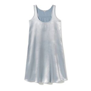 PJ Harlow Jessica Pleated Back Satin Nightgown | Medium